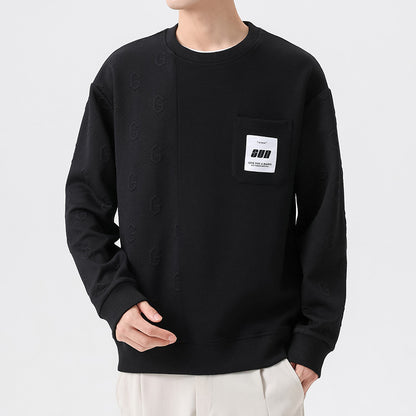 Pull ample col rond - design minimaliste