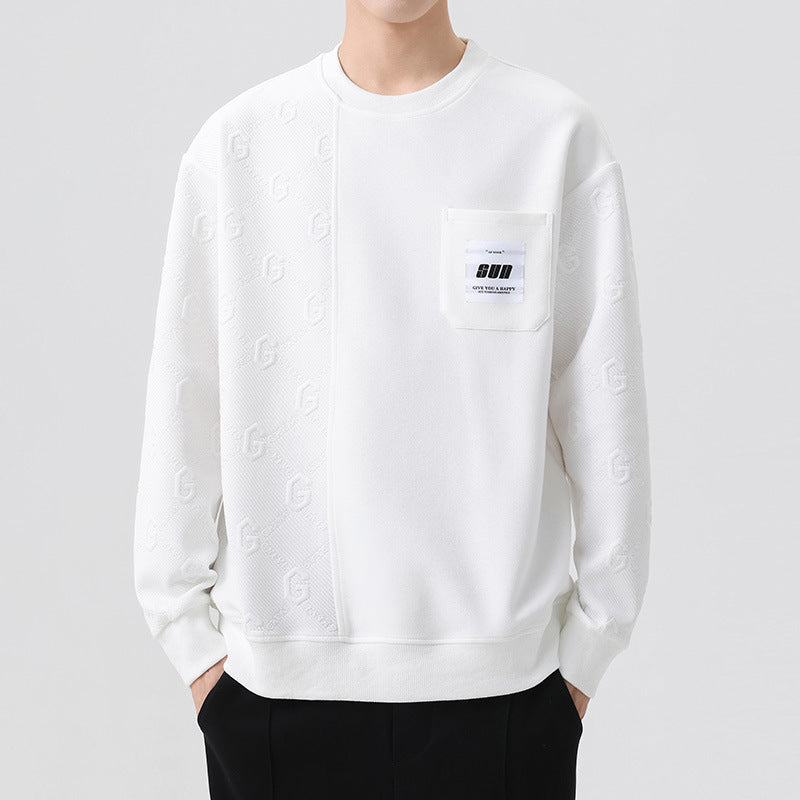 Pull ample col rond - design minimaliste