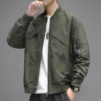 Veste unie style baseball